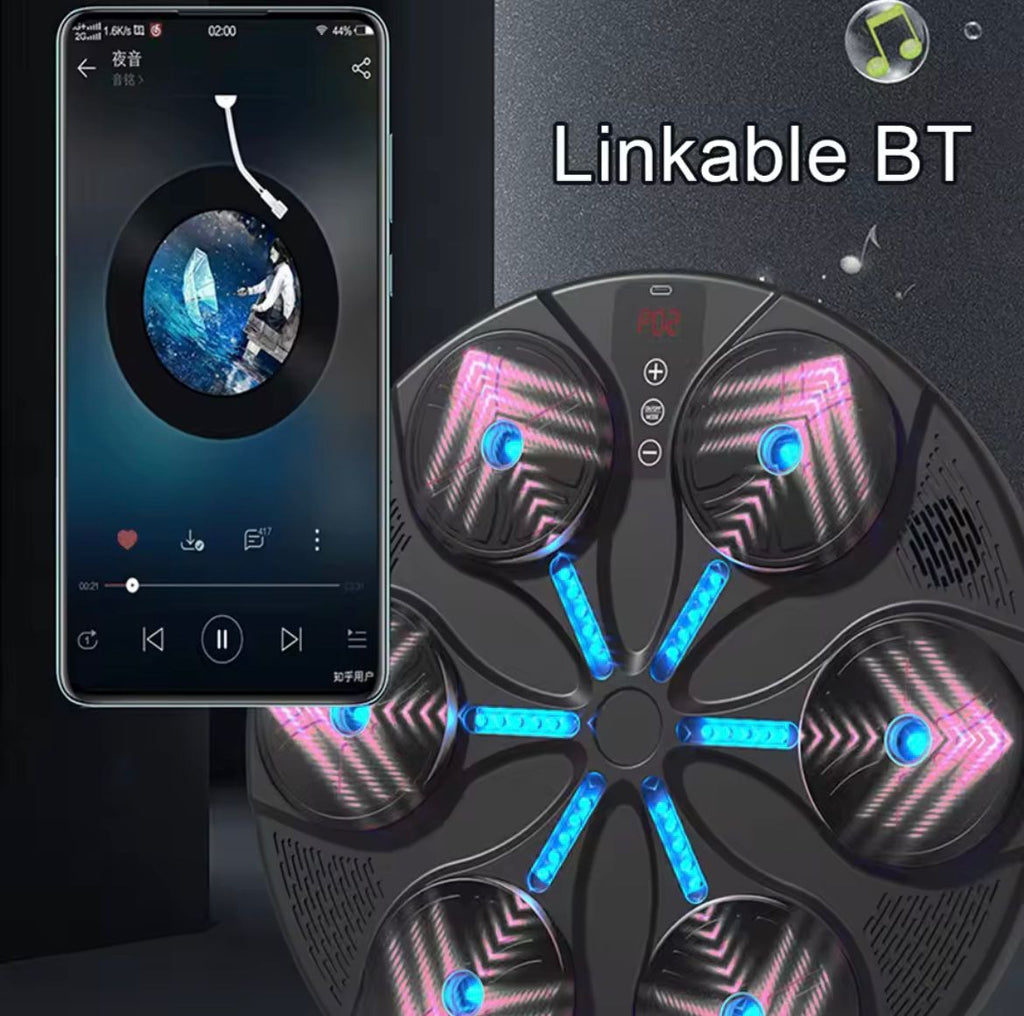 Maquina Boxeo con Bluetooth y guantes